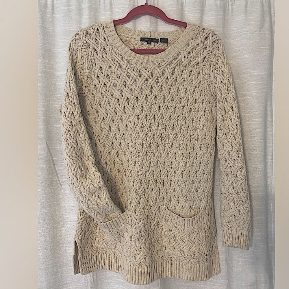 Jeannie Pierre cream sweater